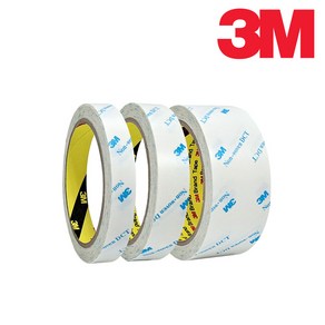 3M 양면테이프 9322-08 부직포 앏은양면테이프 종이양면테이프, 15mm x 5m