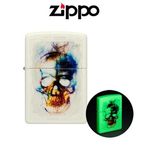 [Weshop] [지포] ZIPPO 48563 Skull Pint GLOW 해골 프린팅 야광라이터