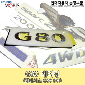 현대모비스 제네시스 G80엠블렘