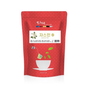 다예 자스민차 지퍼백 티백차, 1개, 35g, 50개입