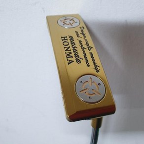 국내정품 MASUDA HONMA MH-005 단조 금장24K 일자퍼터, 34인치, 길이/34인치, fee