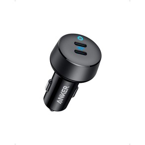 Anke USB C 차량용 충전기 어댑터(40W) PoweIQ 3.0 고속 2포트, Black, A2724013