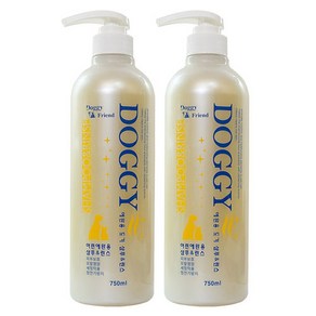 도기프랜드 샴푸&린스 어린개용 흰개용 일반용, 2개, 750ml