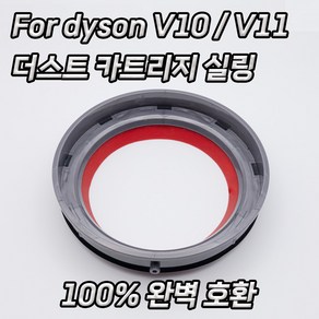 100% 완벽호환 다이슨 먼지통 실링 교체 V10 V11 더스트 카트리지