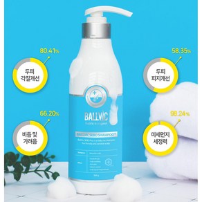 [본사 정품] 볼빅 세보 샴푸 플러스 - 리뉴얼 제품/비듬 두피각질 피지개선, 500g, 1개