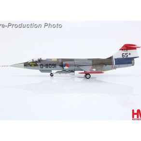 다이캐스트 9월 HA1074 F104 전투기 F-104G D-8091 네덜란드 공군 65주년 기념 1978년 알로이, 1개