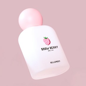 [벨망] 생딸기 향수 설향딸기향 학생 기념일 살냄새 달콤한 딸기 향수 SNOW BERRY, 1개, 50ml