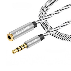 씨링크 3.5mm 고급형 4극 오디오 마이크 연장케이블, 4극연장케이블-5m, 상세페이지 참조