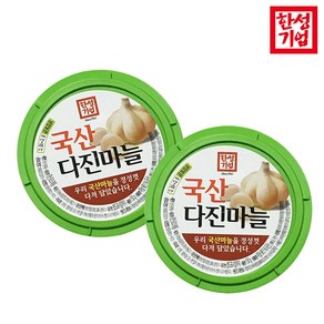 한성 국산다진마늘, 2개, 150g