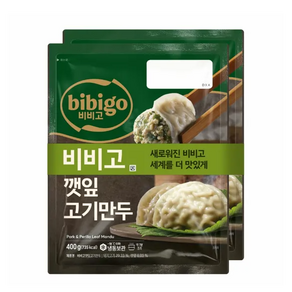 CJ 비비고 깻잎고기만두 400g 2개