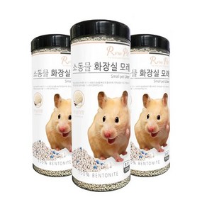 로라펫 소동물 화장실 바닐라향, 700g, 3개