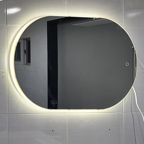 [B급 행사] 라비앙 AUTO 센스 LED 욕실 거울 타원형 원형 망고형 달빛형 인테리어 주방 간접조명, [B급] 센스 LED 원형