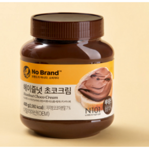 노브랜드 헤이즐넛 초코 크림 잼 400g, 3개