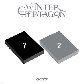 [특전 공식 포토카드 추가 증정] 갓세븐 미니앨범 랜덤1종 WINTER HEPTAGON / 아웃박스+포토북+CD-R+포토카드2종+포토프린트+접지포스터+스티커+아코디언메세지카드