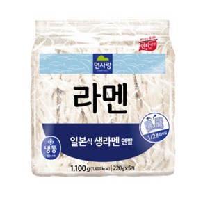 면사랑 라멘 면사리 1.1kg (220gx5개입), 1개