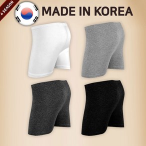 MADE IN KOREA / 사계절 착용 밴딩팬츠 / 사방스판 속바지 /무발 레깅스 / 3부 5부 9부 / 국산 여성 면 스판 3부 타이즈 레깅스