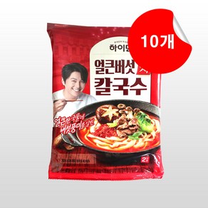 삼립 얼큰버섯 칼국수 364g, 10개