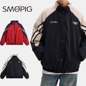 SMOPIG 남성 겨울 패딩 빅사이즈 하이넥 솜 남자 패딩