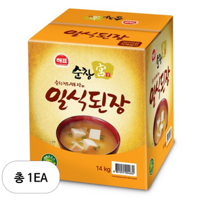 [사조해표] 일식된장, 14kg, 1개