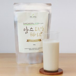 맘스 마시는 오트밀 쉐이크 귀리 오트밀 분말 단백질 다이어트, 1개, 500g