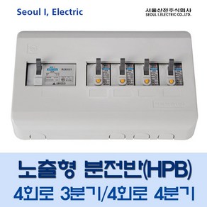 서울산전 산업용 노출 분전반 4회로 3분기/4분기