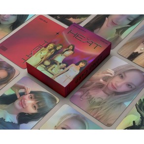 여자아이들 홀로그램 포카 포토카드 1박스(55장) 10종모음전, 05.[홀로그램]HEAT
