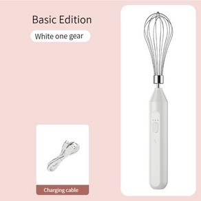 베이킹핸드믹서 가정용반죽기 휘핑기계 Electic Milk Fothe Handheld Egg, WHITE