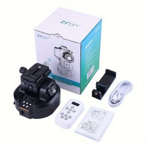 ZIFON YT-2000 AI 얼굴 카메라 팬 틸트 삼각대 2kg 페이로드 무선 리모컨 DSLR 스마트폰, 한개옵션1, 01 Black