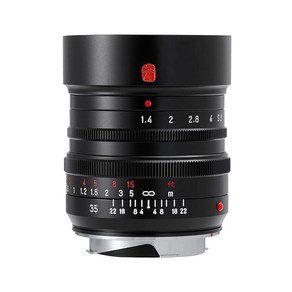 칠공장 7Atisans 35mm F1.4 M마운트 라이카 M 렌즈 단초점, 단일 옵션, 1개