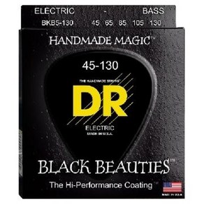 DR 5현 베이스줄 블랙 뷰티 Black Beauties/Coated Bass(45-130)