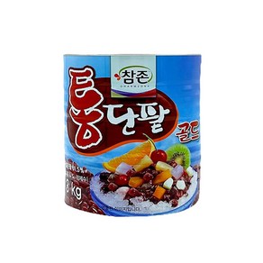 참존 통단팥 골드 3kg (6개1박스) 빙수팥 통조림팥 3kg 6개