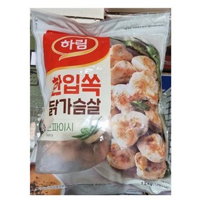 코스트코 하림 자연실록 한입쏙 스파이시 닭가슴살 1.2kg, 1개