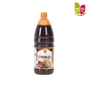 청우 첫맛 핫바베큐 소스 2.05kg 매운 바베큐소스, 8개