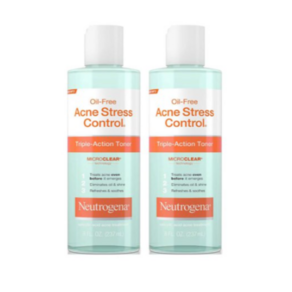 뉴트로지나 스트레스 컨트롤 토너 237ml 2병 / Neutogena Oil-Fee Acne Stess Contol Tiple-Action, 2개