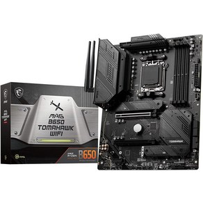 MSI 메인보드 MAG B650 TOMAHAWK WIFI AMD Ryzen 7000 시리즈(AM5) 대응 B650 칩셋 탑재 ATX MB5907