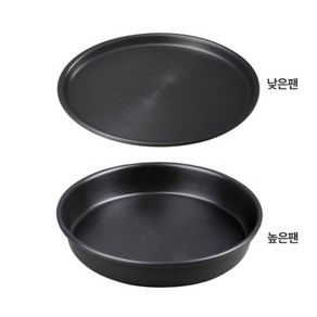 국산 경질 오븐 빵팬 피자틀 제빵 피자팬 높은 8size, 높은 9인치(260x40mm), 1개