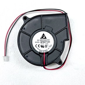 DELTA 냉각팬 BFB0712H DC 12V 0.36A 2선 70x70x30mm 쿠거팬 델타 쿨러 냉각, 1개