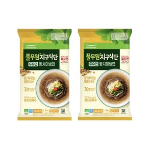 풀무원 지구식단 두유면 동치미냉면 2인분, 846g, 2개