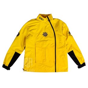 모빈스알 MOVINS.R AQUILA PLEASANT UNBAL (YELLOW) 바람막이 라이더 자켓, YELLOW, XL