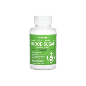 Blood Suga Exta Stength 60 Vegetaian Capsules 759623, 1개