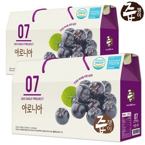 즙쟁이 아로니아즙 2박스 60포, 2개, 2.1L