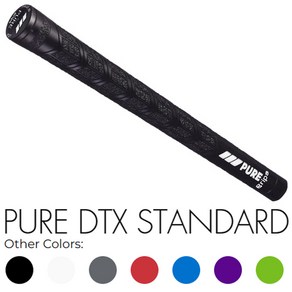 퓨어그립 DTX STANDARD 60 스탠다드 골프그립 (매장방문교체), 블랙