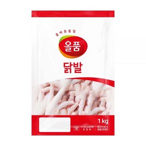 올품 뼈있는 통닭발 1kg x 10개 손질 생닭발 냉장