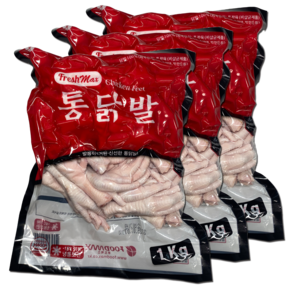 프레쉬맥스 닭발 원료 통닭발 1Kg