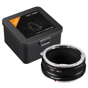 KnF EOS-NIK Z 렌즈변환 어댑터 캐논 EF 렌즈 > 니콘 Z 바디 __내부무반사코팅 Canon EF Lens to Nikon Z adapte, EOS-NIKZ, 1개