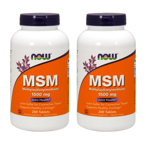 나우푸드 MSM 1500mg 타블렛 글루텐 프리 비건