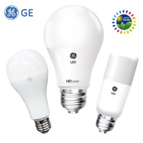 GE 삼파장 LED 전구 스틱 램프 4.5W 7W 9W 10W 12W 13W 15W 16W E26전구, B02_스틱 LED EL 9W, 주광색(하얀빛), 1개