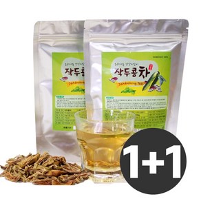 [TV방영농장] 1+1 국산 작두콩차 200g (100g+100g) 직접 재배생산농장 볶은 작두콩차, 100g, 2개, 1개입