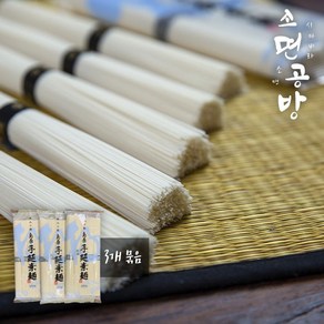 [수연 소면] 프리미엄 일본 시마바라 테노베 (수연 수제) 소면, 250g, 3개