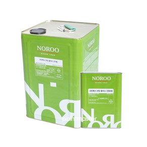 노루페인트 바닥용 에폭시페인트 크린폭시 상도 코팅 16kg 유광, 회색, 1개